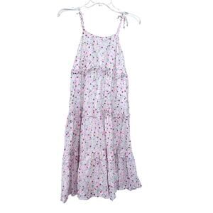 Crewcuts girls floral tiered midi sundress size 14